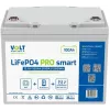 LiFePO4 Aku Volt Polska PRO SMART 12.8V 100 Ah (150A) BMS BLUETOOTH + KÜTTEPADI