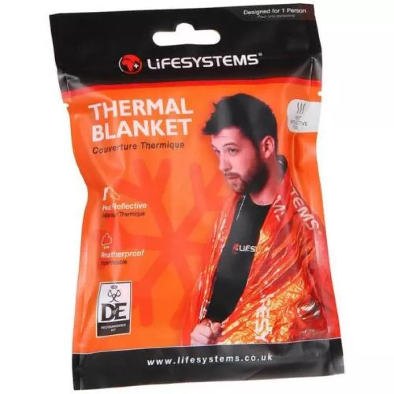 Lifesystems avariiline termotekk oranž 210 x 140 cm