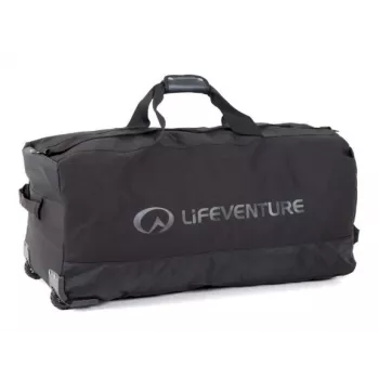 Lifeventure 120L ratastega ekspeditsiooni duffelkott maastikuratastega, must