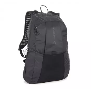 Lifeventure kokkupakitav seljakott ECO 25L kokkupandav reisiseljakott, 420D taaskasutatud nailon, must