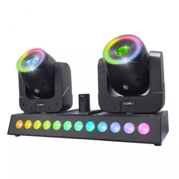 LIGHT4ME CLONE 1 LED RGBW valgusefekt 2 pead