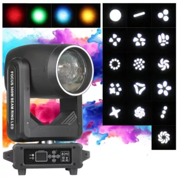 LIGHT4ME FOCUS 300W BEAM RING LED liikuvpea