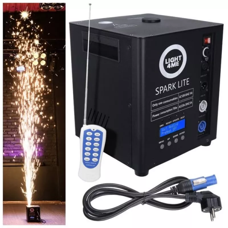 LIGHT4ME SPARK LITE Cold Spark Fountain Machine