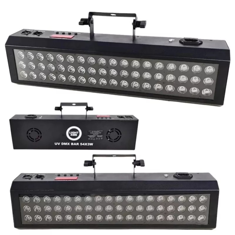 LIGHT4ME UV DMX BAR 54x3W UV LED Effect Light