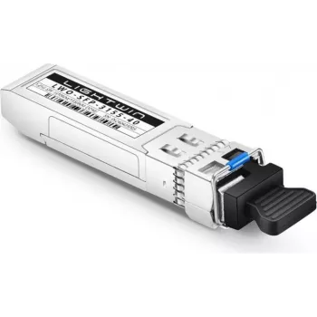 Lightwin 1.25 Gbit SFP BiDi transiiver, 1310nm TX/1550nm RX, 40km, DDM, LC Simplex, Singlemode, DFB (LWO-SFP-3155-40)