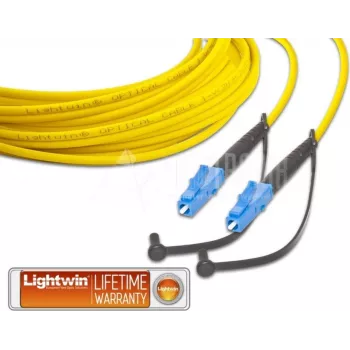 Lightwin LSP-09 LC-LC 20m OS1 ühemoodiline duplexkiud-ühenduskaabel, kollane LSP-09 LC-LC 20.0