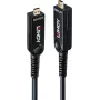 Lindy 20m Fiiberoptiline Hübriid Micro-HDMI 8K60 LSZH Kaabel Eemaldatavate HDMI Pistikutega 38542