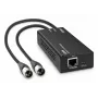 LINDY 2-kanaliline Dante XLR helidekooder, PoE/USB-C toitega, 24-bit/96kHz, AES67 70619
