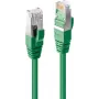 LINDY 2m CAT 6 S/FTP LSZH Gigabit Ethernet patch-kaabel, RJ-45 - RJ-45, roheline 45952