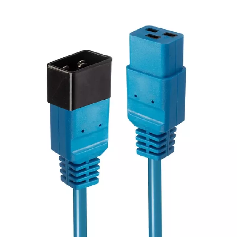 Lindy 3m sinine IEC C14–C13 pikenduskaabel