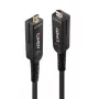Lindy 40m fiiberoptiline hübriid Micro-HDMI 8K60 LSZH kaabel eemaldatavate HDMI pistikutega (38545)
