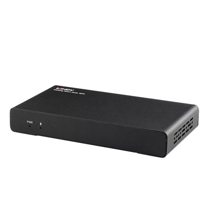 LINDY Meeting Room Dock, 60W USB-C dokkimisjaam, HDMI 4K, 2x USB 3.2 Gen 1, Gigabit Ethernet, Alumiinium 43424