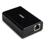 LINDY PoE USB Type-C jagaja konverter, 15W toiteülekanne, gigabitine Ethernet, USB 2.0 andmed, must 73474