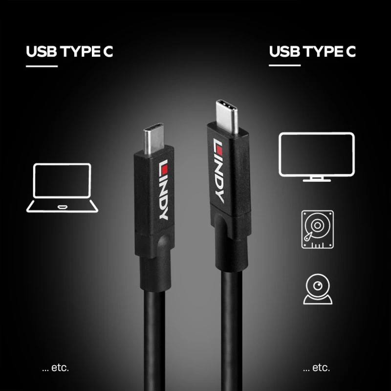LINDY USB 3.0 kaabel Type A - Type B, 0.5m, antratsiit, kolmekordne varjestus