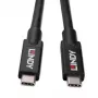 LINDY USB 3.0 kaabel Type A - Type B, 0.5m, antratsiit, kolmekordne varjestus