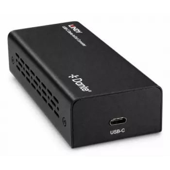 LINDY USB-C Dante In/Out Converter 2x2 Audio Interface 70617