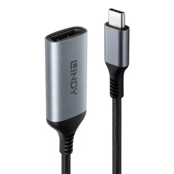 LINDY USB Type C to DisplayPort adapterkaabel 4K 60Hz
