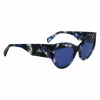 LIU JO Women LJ787S-19 Päikeseprillid Liblikas Kass-silm Must Hall Gradient 55/17/140 mm