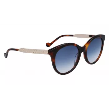 LIU JO naiste LJ765S-242 liblikas/kassisilm päikeseprillid Havana 54mm