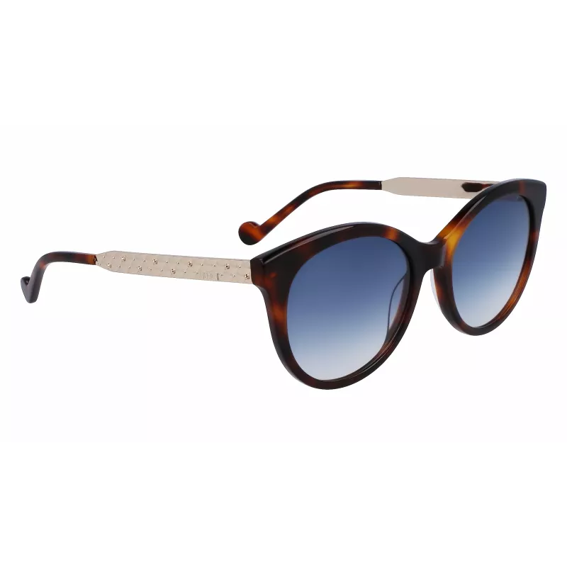 LIU JO naiste LJ765S-242 liblikas/kassisilm päikeseprillid Havana 54mm