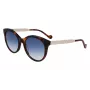 LIU JO naiste LJ765S-242 liblikas/kassisilm päikeseprillid Havana 54mm