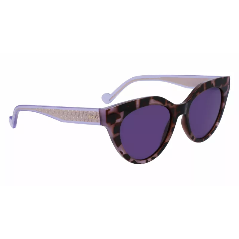 LIU JO naiste LJ782S-516 kassisilmadega päikeseprillid - roosa Havana, pruun gradient, 53 mm