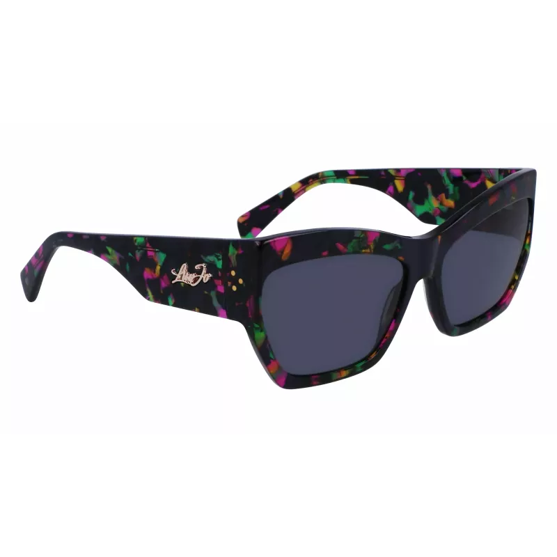 LIU JO Naiste ruudukujulised atsetaatpäikeseprillid LJ785S6116304 Pruun Havana Pruun Gradient 61mm