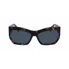 LIU JO Naiste ruudukujulised atsetaatpäikeseprillid LJ785S6116304 Pruun Havana Pruun Gradient 61mm