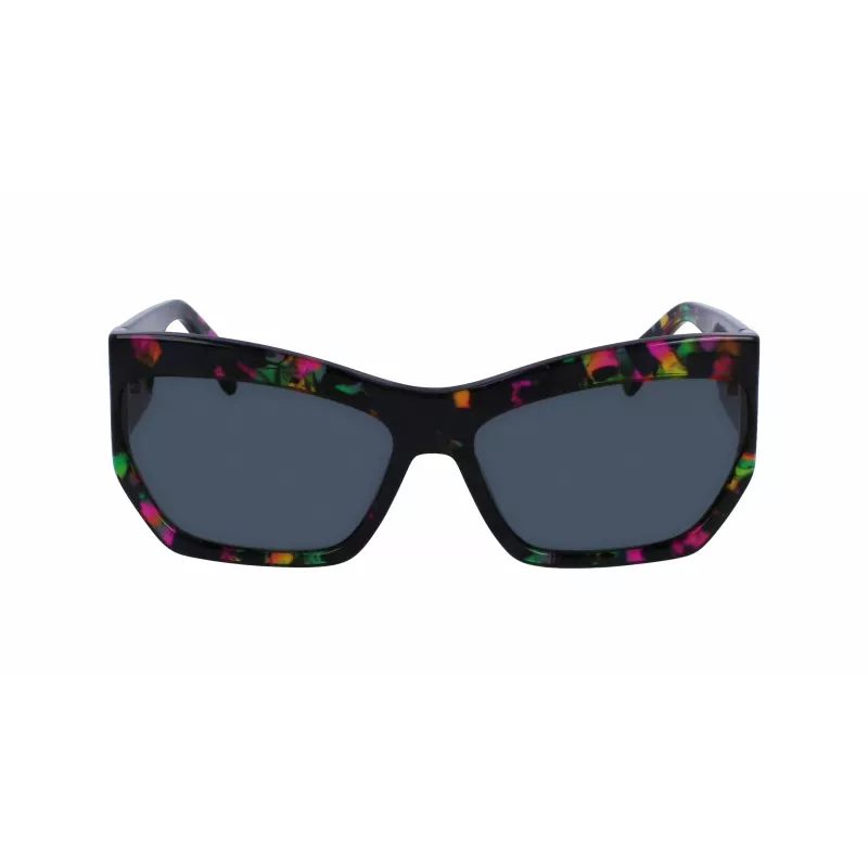 LIU JO Naiste ruudukujulised atsetaatpäikeseprillid LJ785S6116304 Pruun Havana Pruun Gradient 61mm
