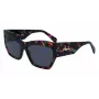 LIU JO Naiste ruudukujulised atsetaatpäikeseprillid LJ785S6116304 Pruun Havana Pruun Gradient 61mm