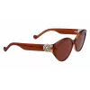 LIU JO naiste päikeseprillid LJ767SR-216 Havana Propionate Brown Gradient 56mm