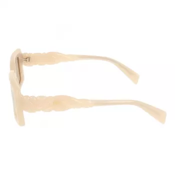 LIU JO naiste päikeseprillid LJ806S5221272 - geomeetriline atsetaatraam, UV400 kaitse, 52 mm