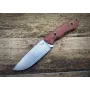 LKW Mauler VG10 Damascus Micarta Fixed Blade Knife