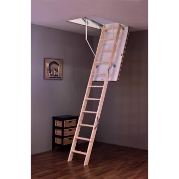 Loftladders Tradition Plus 140x70x280cm Kokkupandav Pööninguredel