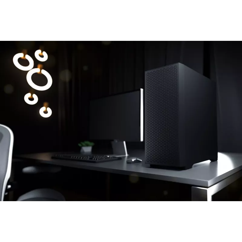 LOGIC AT-DART-PRO-SOLI-10 DART PRO SOLID MIDI Tower PC korpus, must, USB-C, ATX, karastatud teraseta külgpaneel