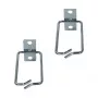 LogiLink 19 inch kaablihaldusklamber 40 x 80 mm, teras, 2 tk
