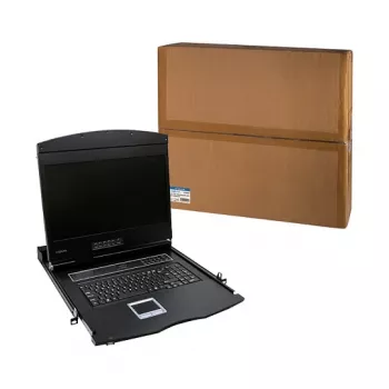 LOGILINK 19 tolline LCD KVM-konsool VGA-ga, USA klaviatuuripaigutus (LC902US)