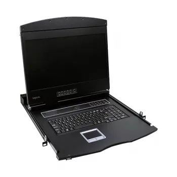 LOGILINK 19 tolline LCD KVM-konsool VGA-ga, USA klaviatuuripaigutus (LC902US)