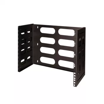 Logilink 19-tolline seinakinnitusega rack, 8U, must, avatud raam