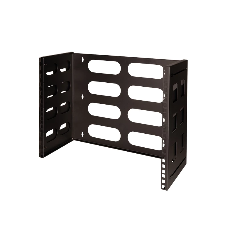 Logilink 19-tolline seinakinnitusega rack, 8U, must, avatud raam