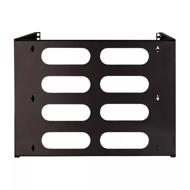 Logilink 19-tolline seinakinnitusega rack, 8U, must, avatud raam