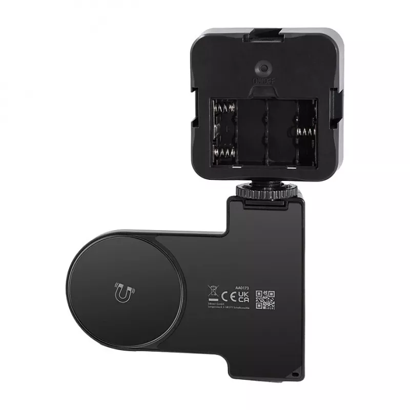 Logilink AA0173 Magnetiline telefoni käepide LED-täitevalgusega, must, laetav, MagSafe ühilduv, 3 valgusrežiimi