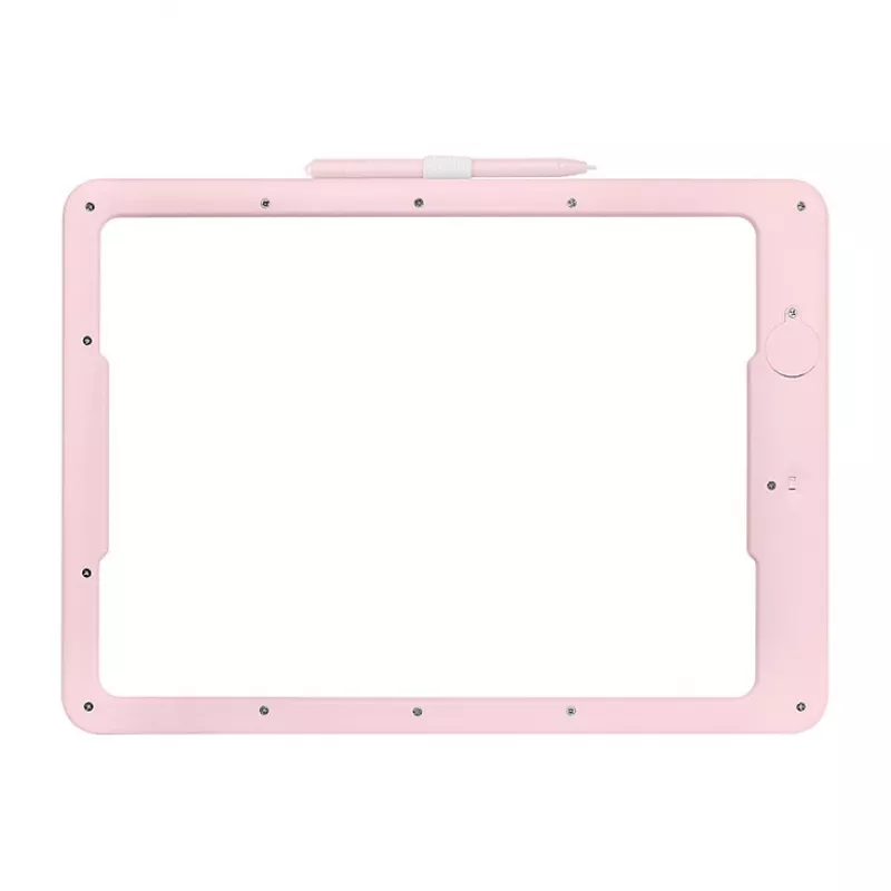 LogiLink AA0182 LCD kirjutustahvel, 14 tolli, roosa, mitmevärviline korduvkasutatav joonistuslaud