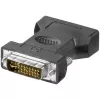 LogiLink AD0001 DVI-I to VGA adapter, DVI-I isane to HD15 emane, 1080p, must