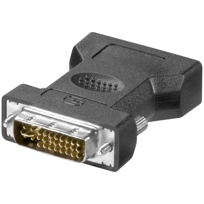 LogiLink AD0001 DVI-I to VGA adapter, DVI-I isane to HD15 emane, 1080p, must