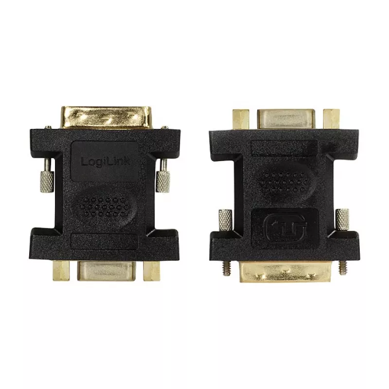 LogiLink AD0001 DVI-I to VGA adapter, DVI-I isane to HD15 emane, 1080p, must