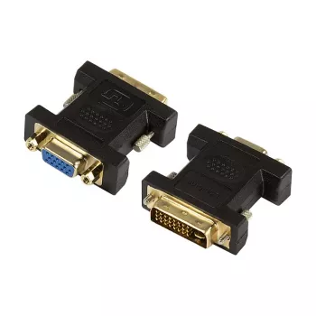 LogiLink AD0001 DVI-I to VGA adapter, DVI-I isane to HD15 emane, 1080p, must