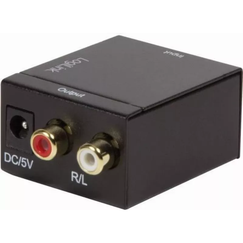 LogiLink CA0100 Digitaal-analoog helimuundur (SPDIF/Coaxial RCA stereoks)