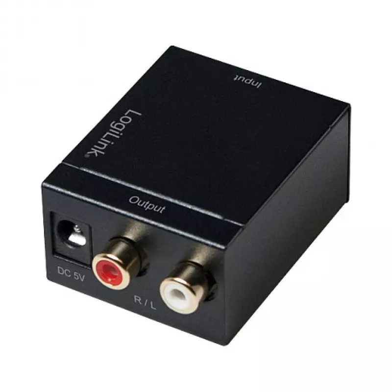 LogiLink CA0100 Digitaal-analoog helimuundur (SPDIF/Coaxial RCA stereoks)