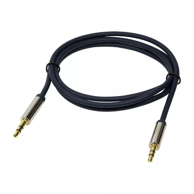 LogiLink CA10050 3.5mm TRS isane kuni 3.5mm TRS isane stereo helikaabel, metallist pistikud, sinine, 0.5m